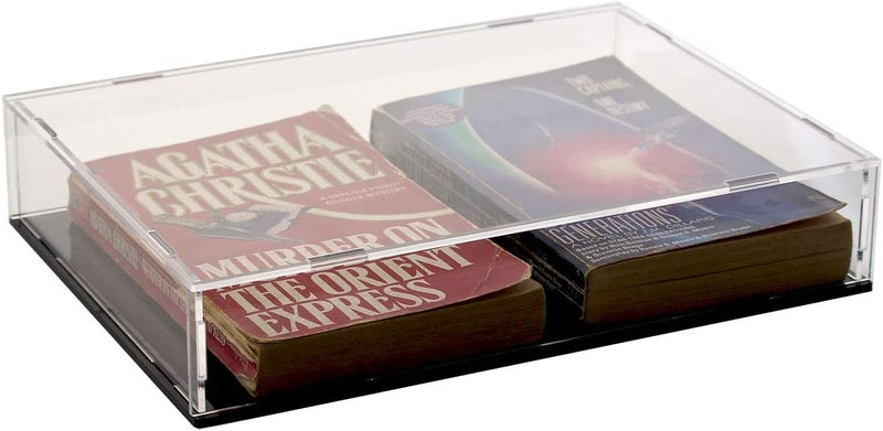 Evron Display Case for Collectibles Assemble Clear Acrylic Box Alternative Glass Case for Display Action Figures Home Storage & Organizing Toys (10.5x7.5x2 inch; 26x19x5 cm) - Image 3